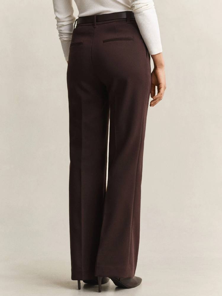 Slim Flared Slacks