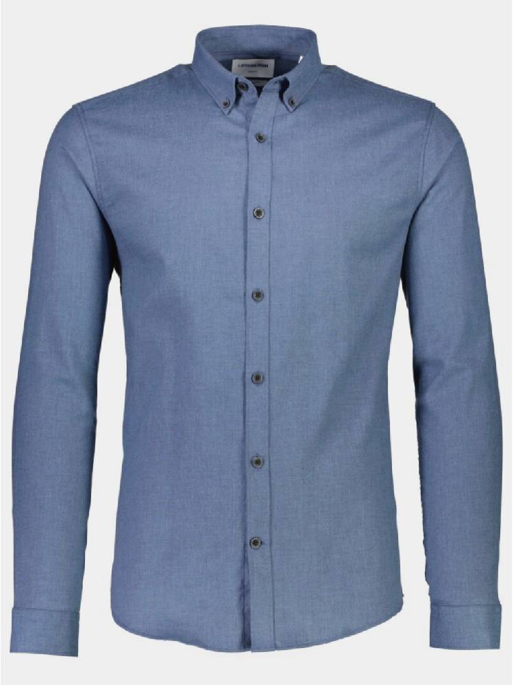 Mouliné stretch shirt L/S