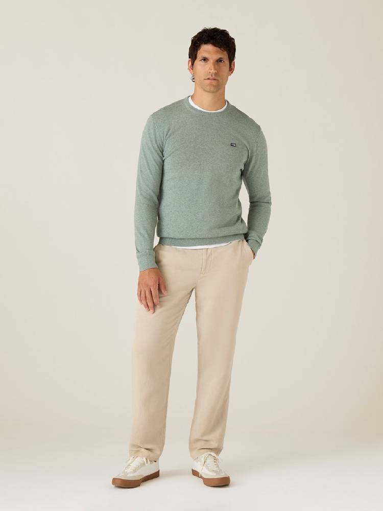 Cotton Crew Knitted Sweater