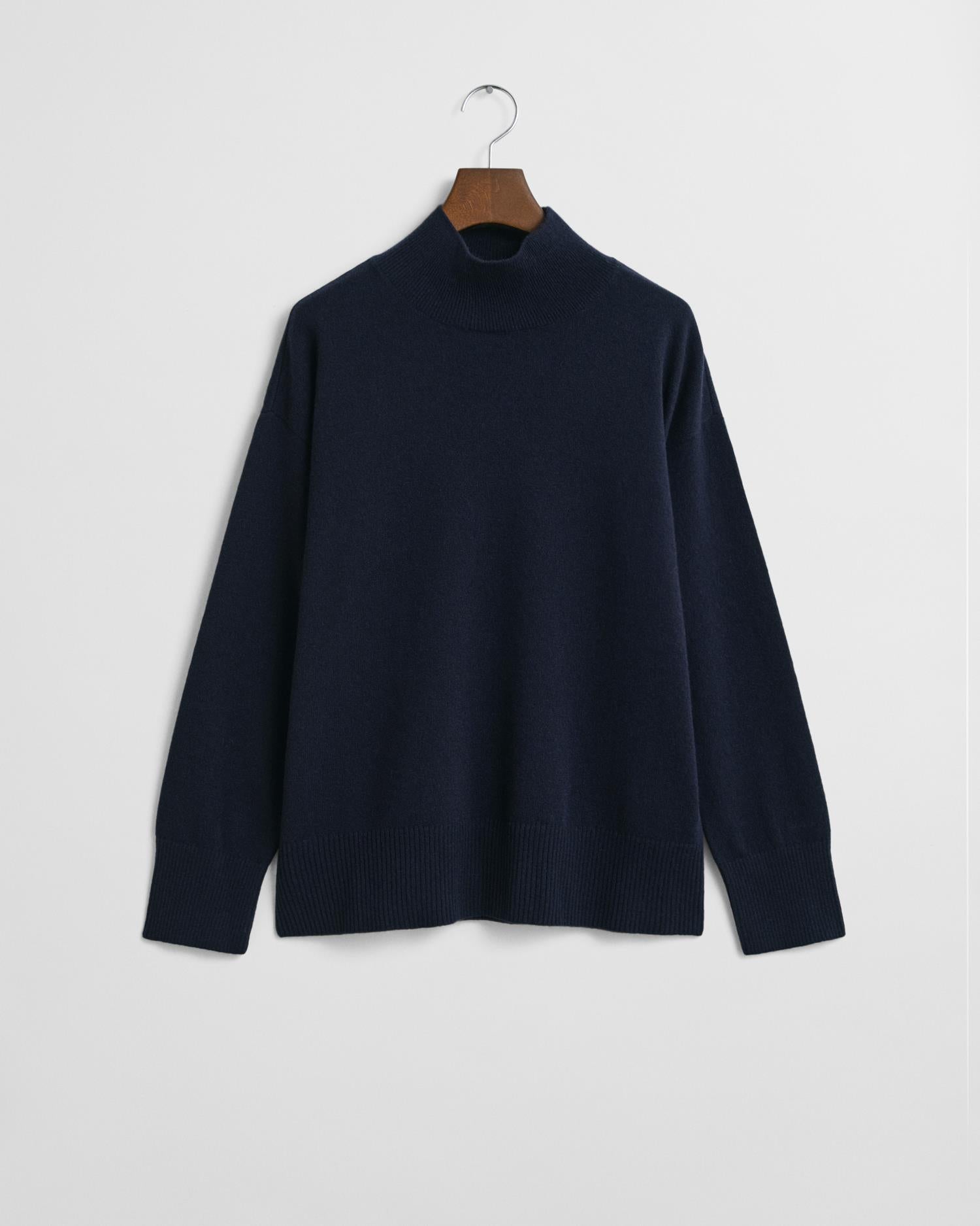 SUPERFINE LAMBSWOOL MOCK NECK