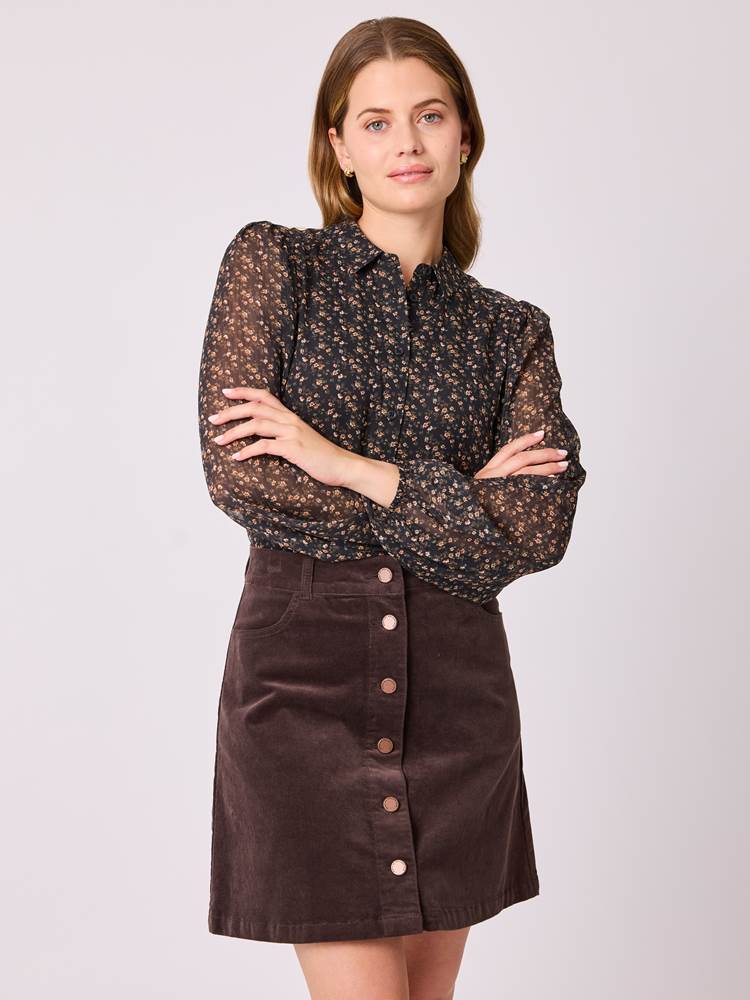Brielle chiffon bluse