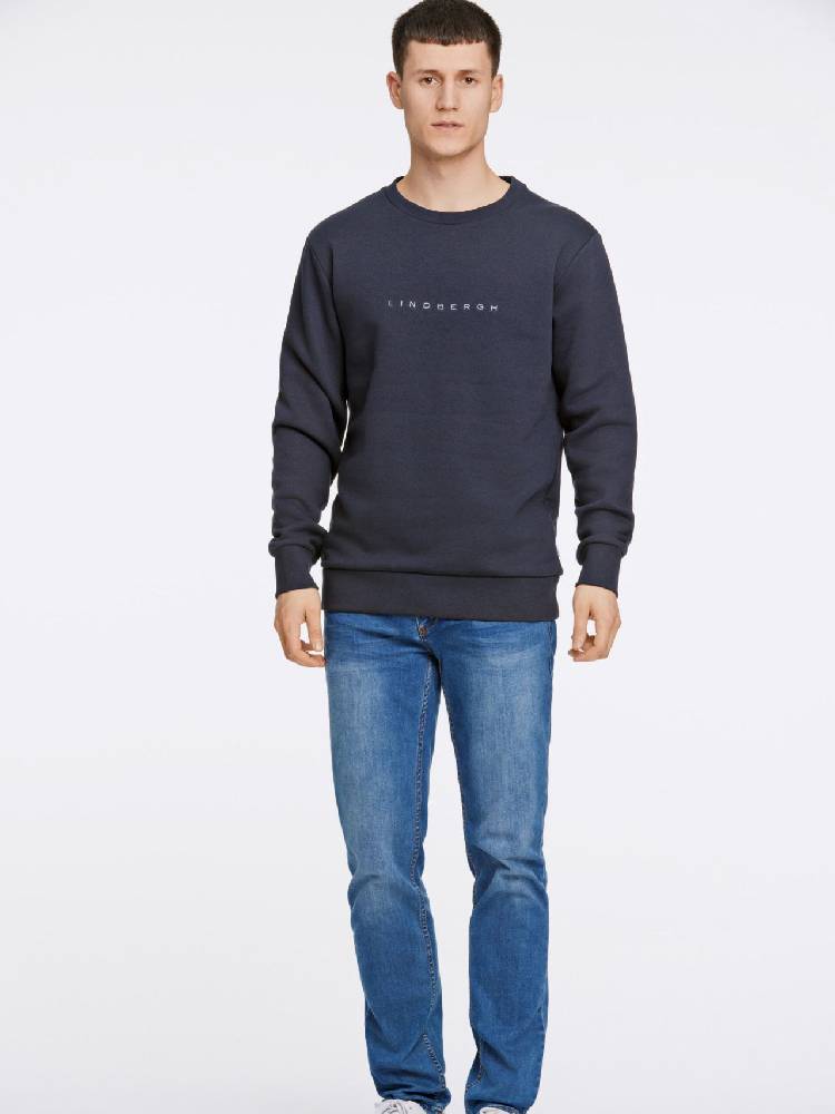 O-neck brand carrier sweat