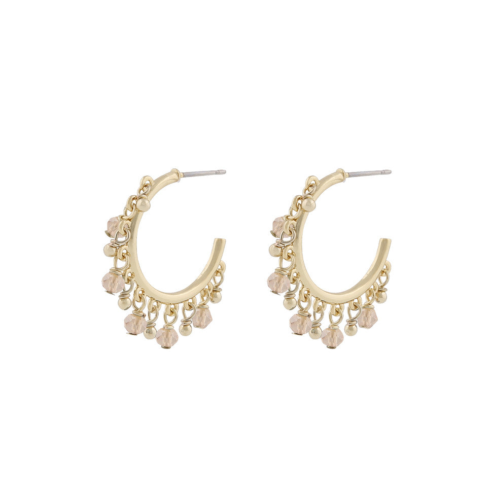 Harper charm ring ear g/champagne - Onesize