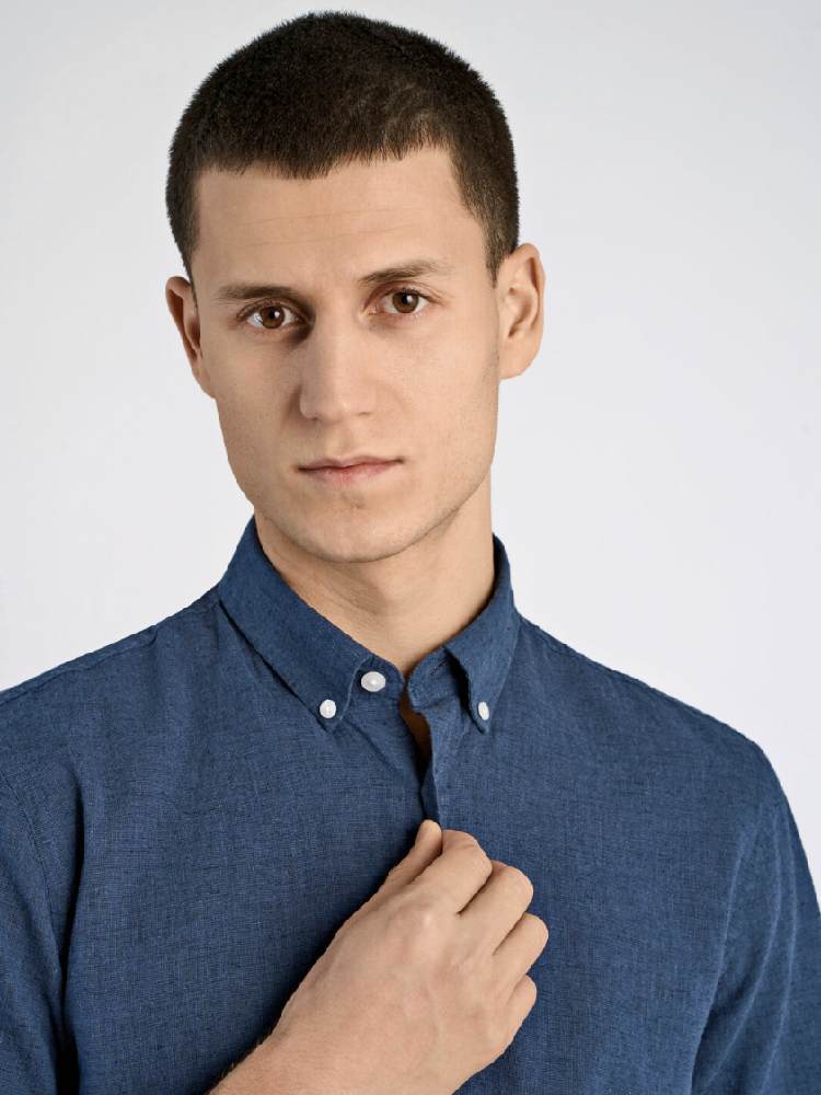Linen/cotton shirt S/S