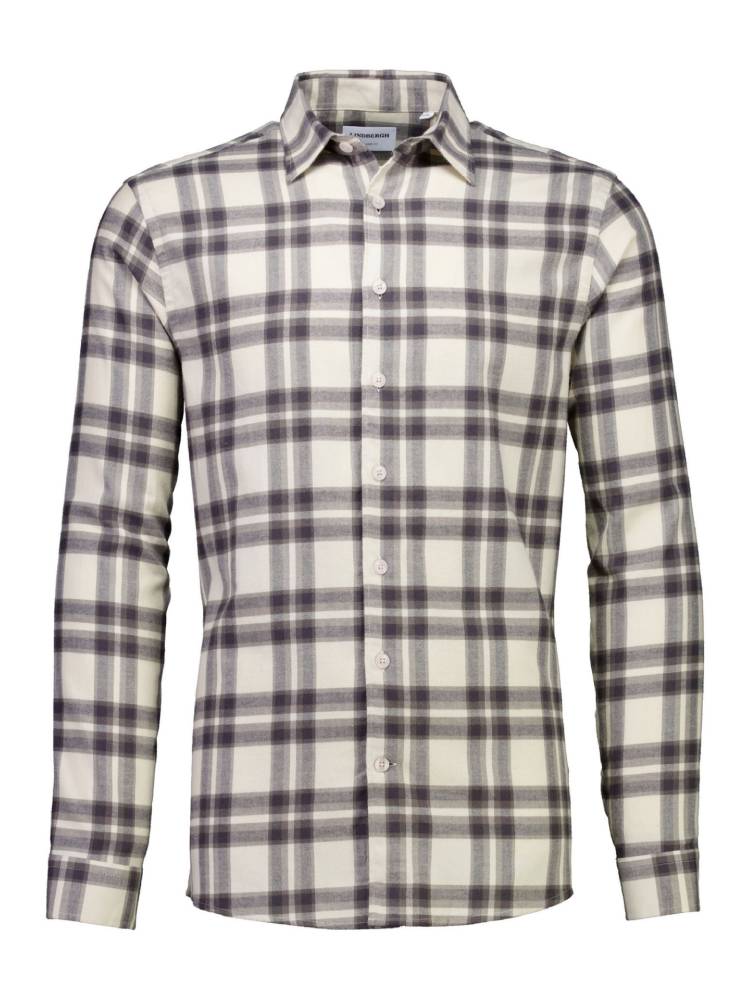 Brushed check shirt