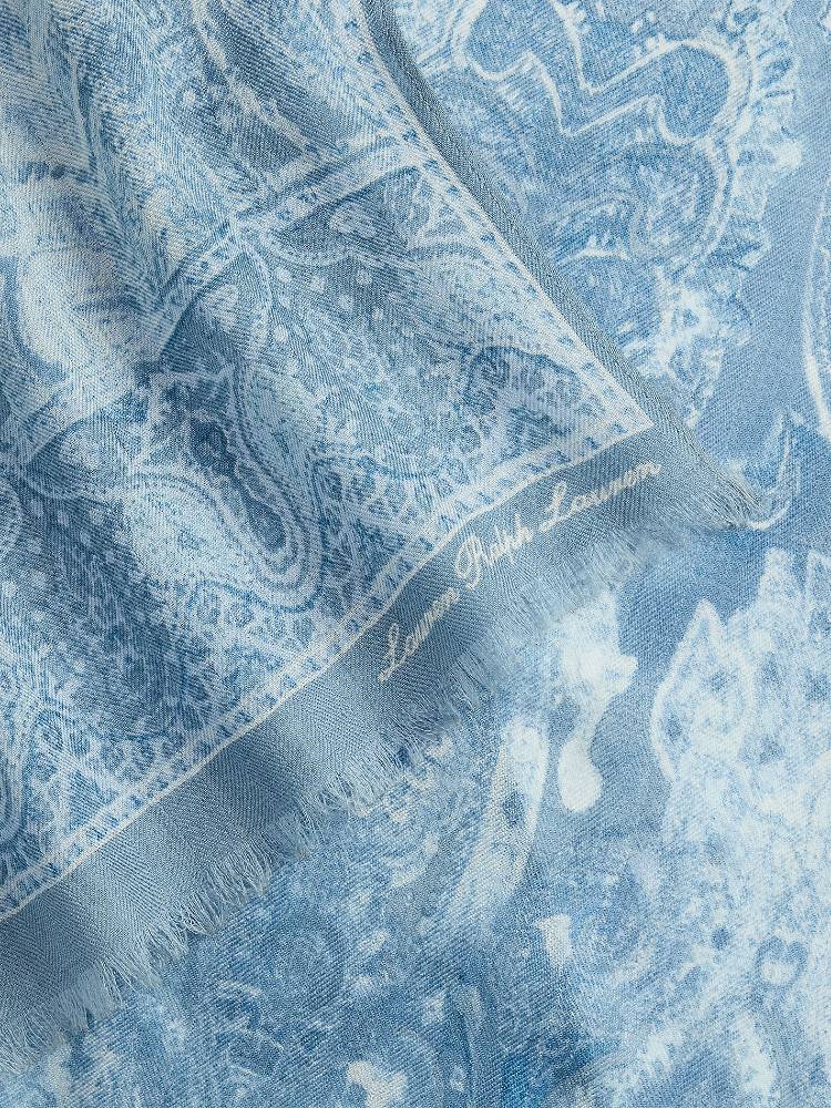 PSLY OVR OBL-SCARF