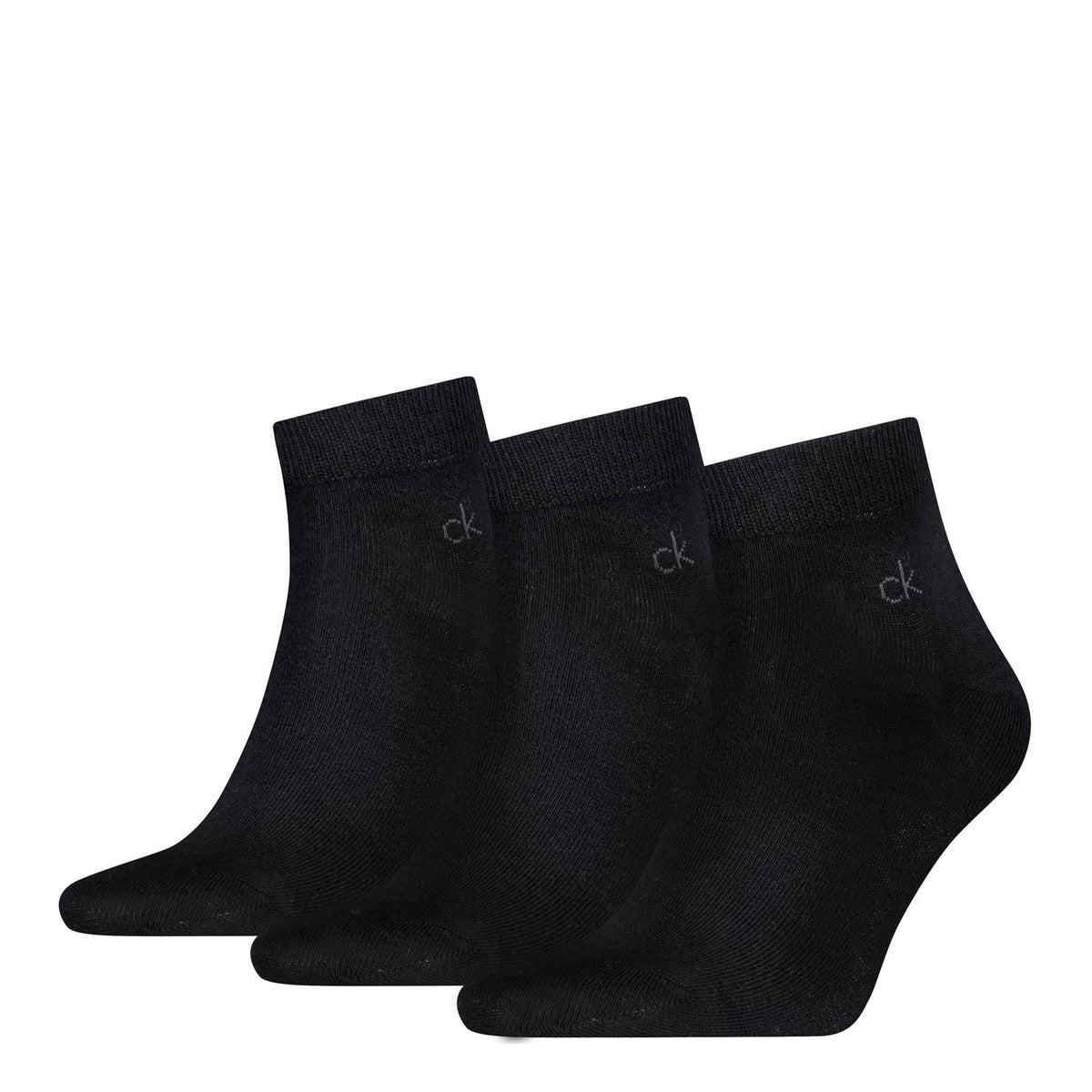 Ck Man 3pk Quarter Sock