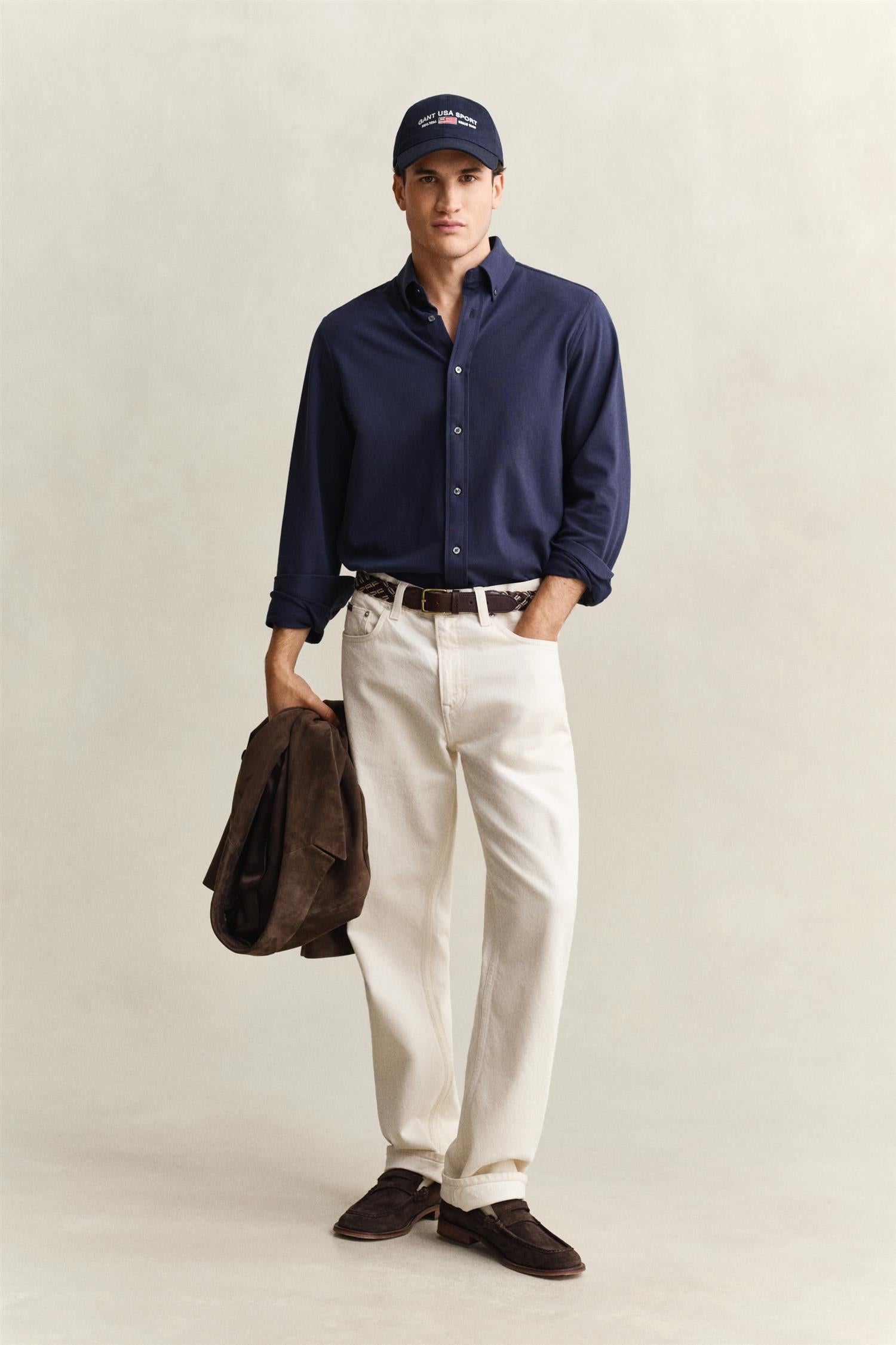 REG JERSEY PIQUE STRETCH SHIRT