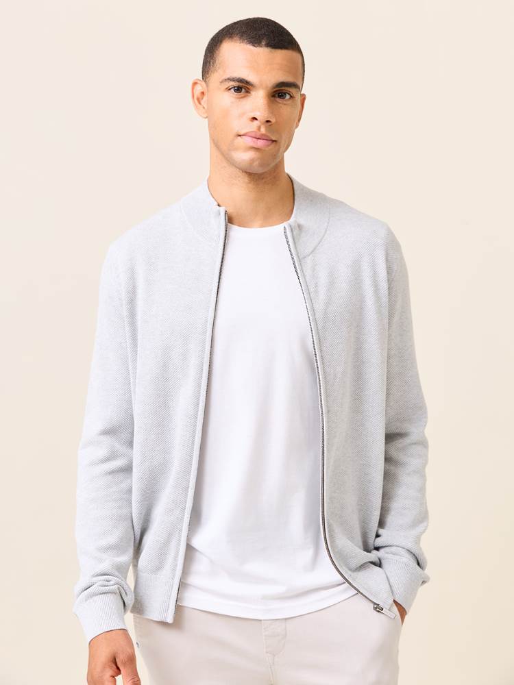 Terry cardigan