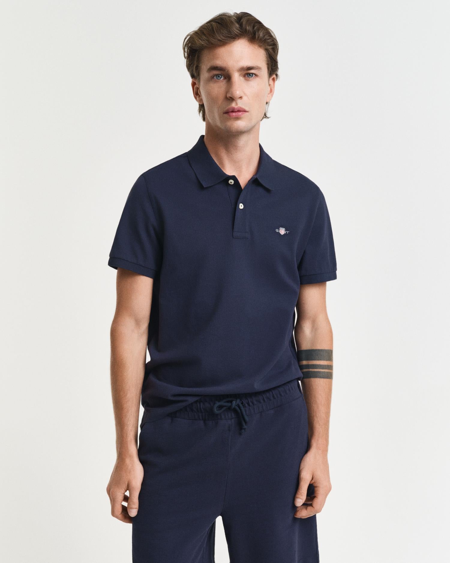 Reg Shield Ss Pique Polo