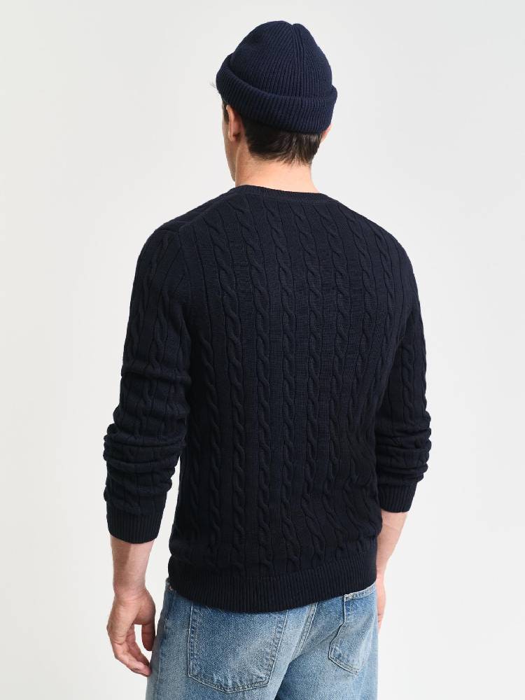 Cotton Cable C-Neck