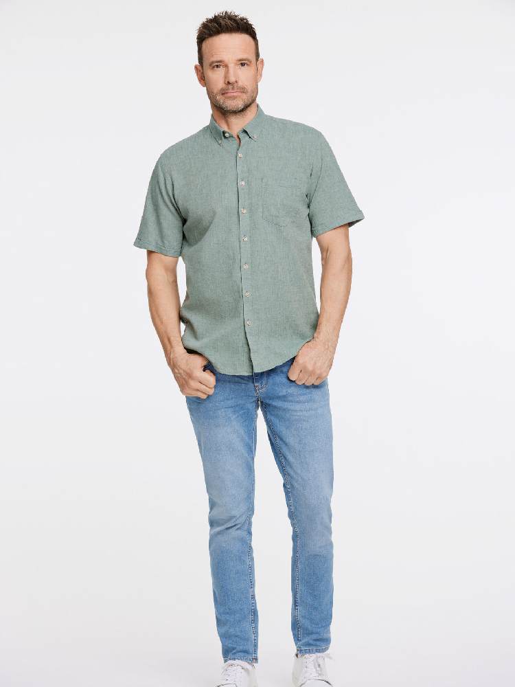 Cotton/linen shirt S/S