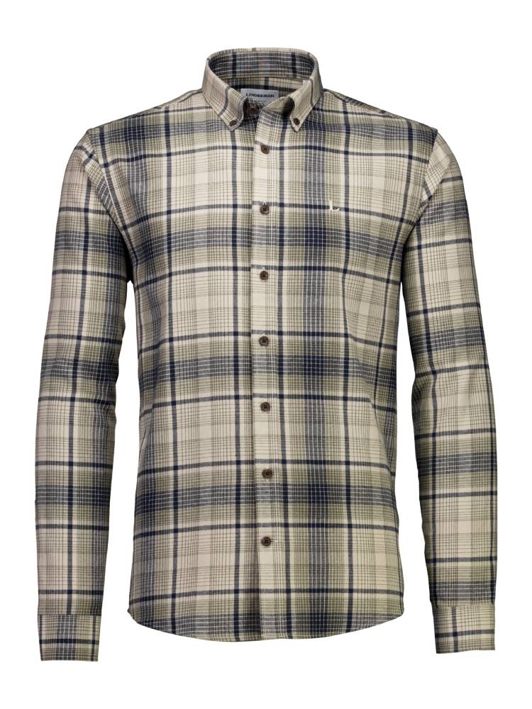 Checked Brushed Shirt L/s
