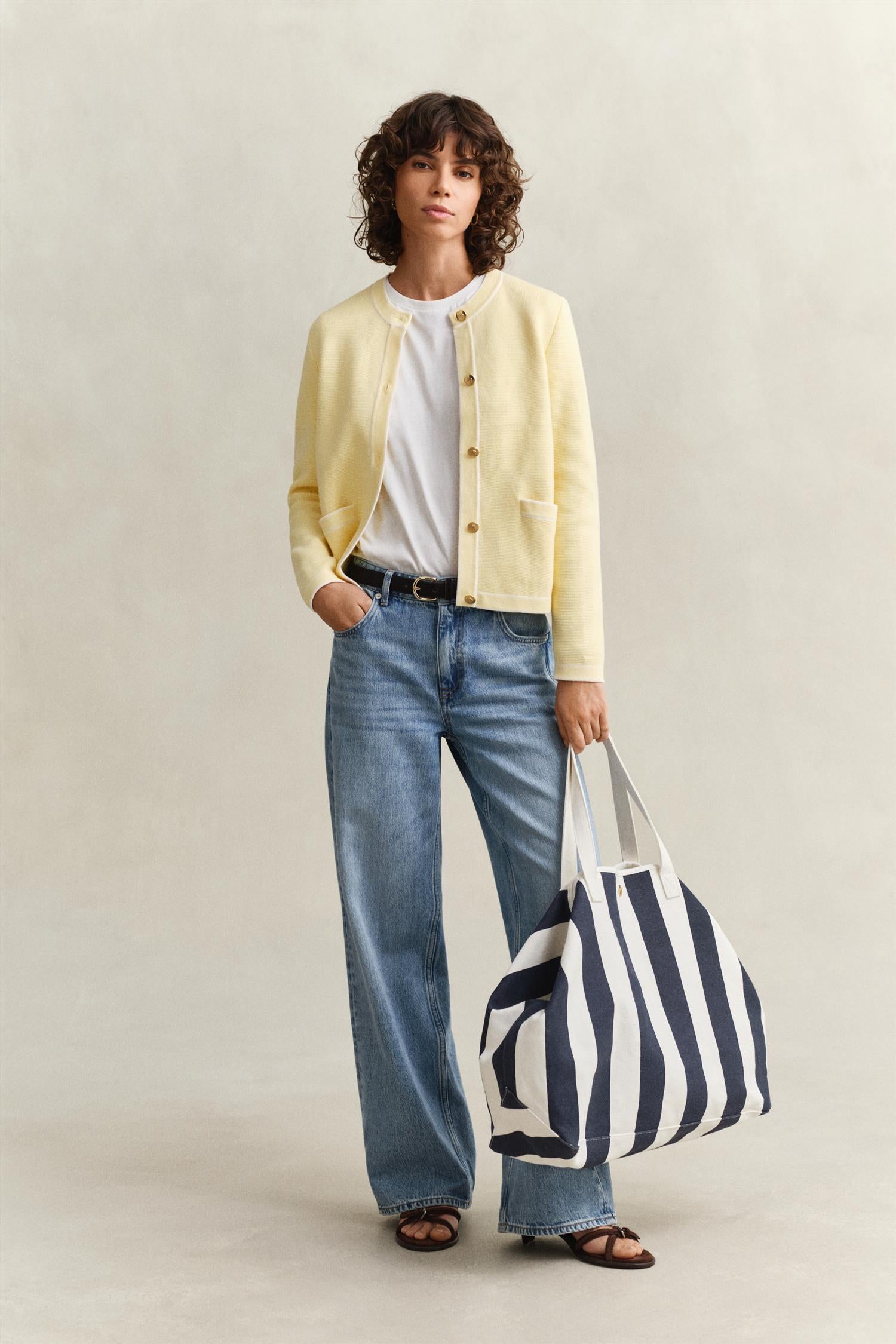 Cotton Knit Jacket