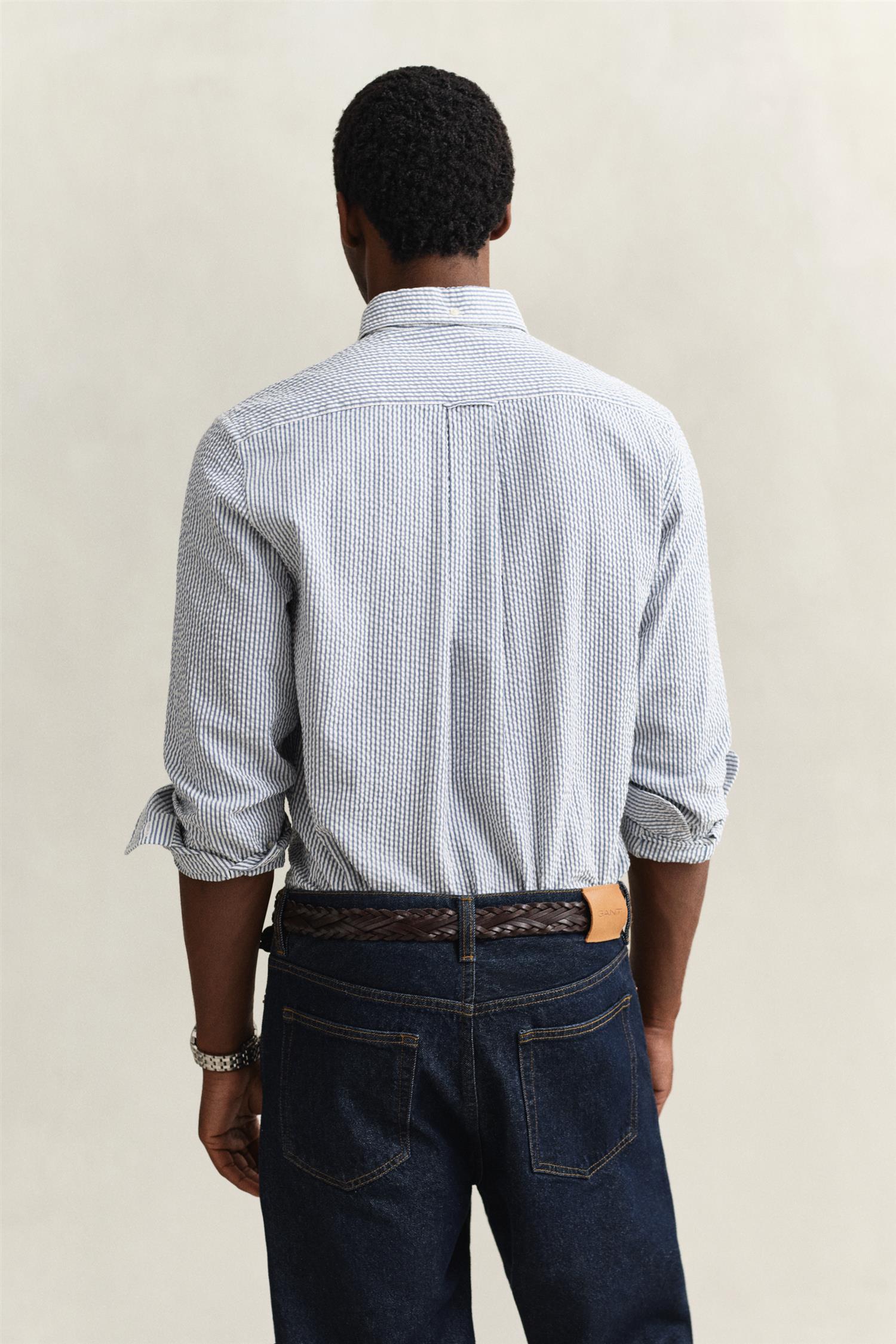 Reg Seersucker Stripe Shirt