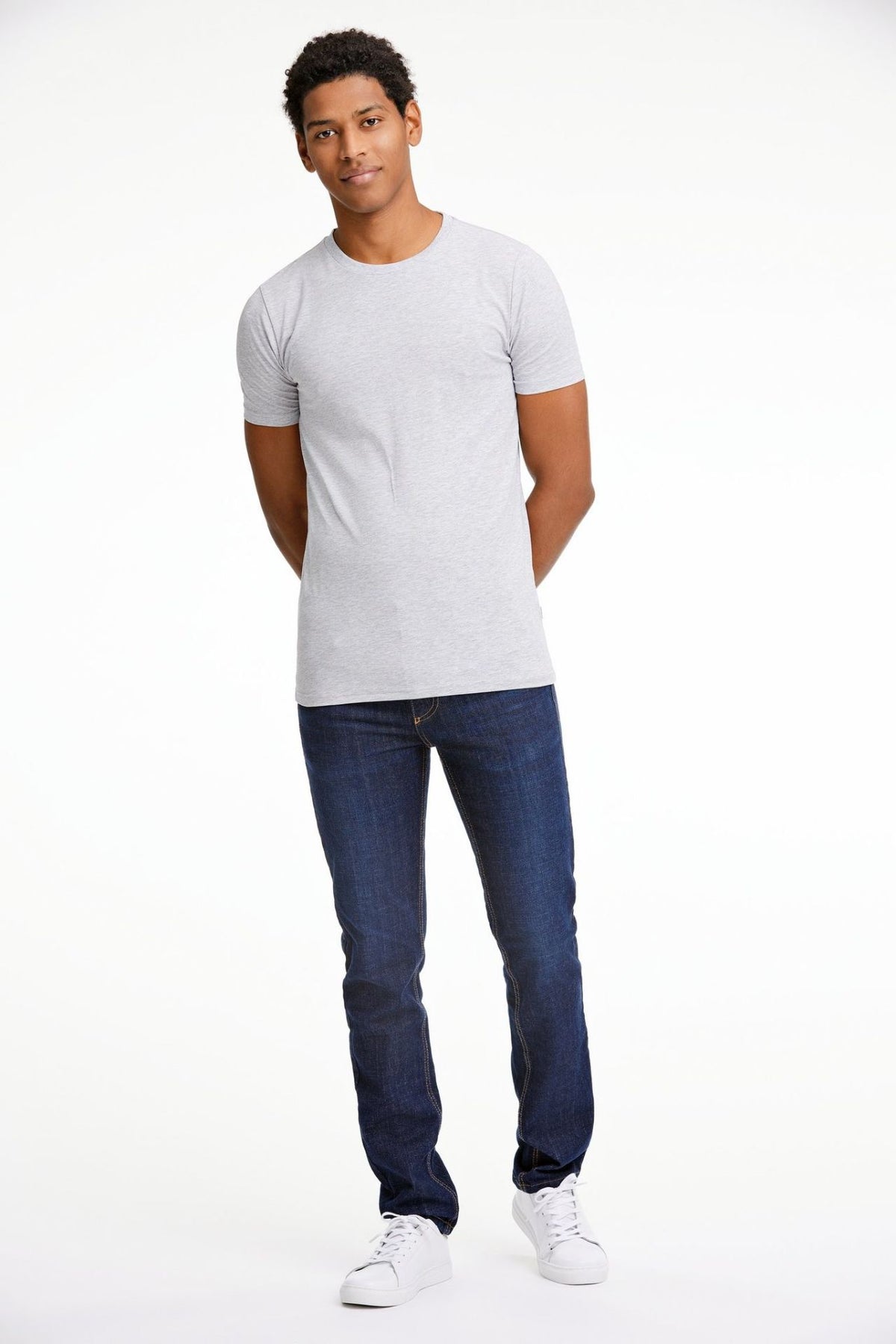 Mens stretch crew neck tee S/S