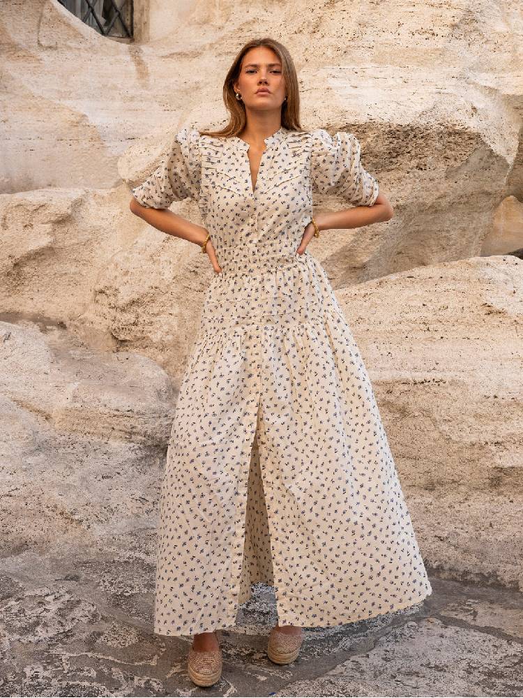 Fabienne Dress Petite Florals