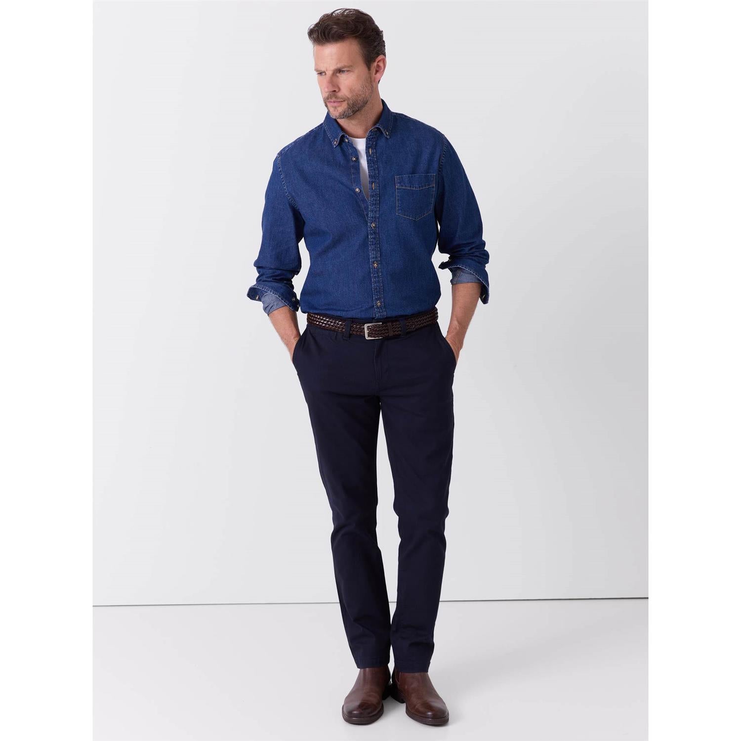 Chambray Skjorte