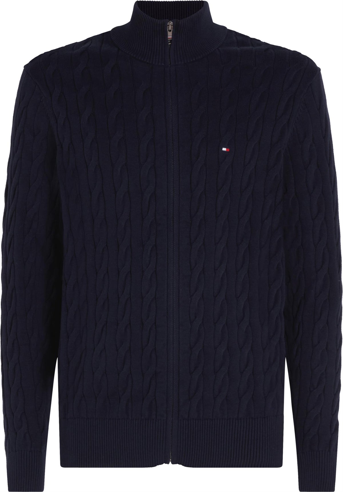 Classic Cotton Cable Zip Through