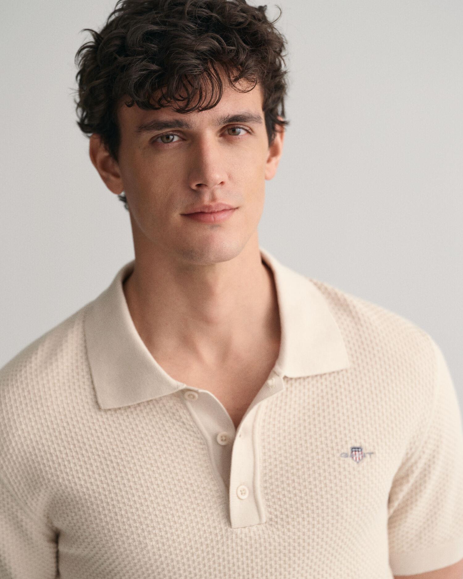 STRUCTURED COTTON SS POLO