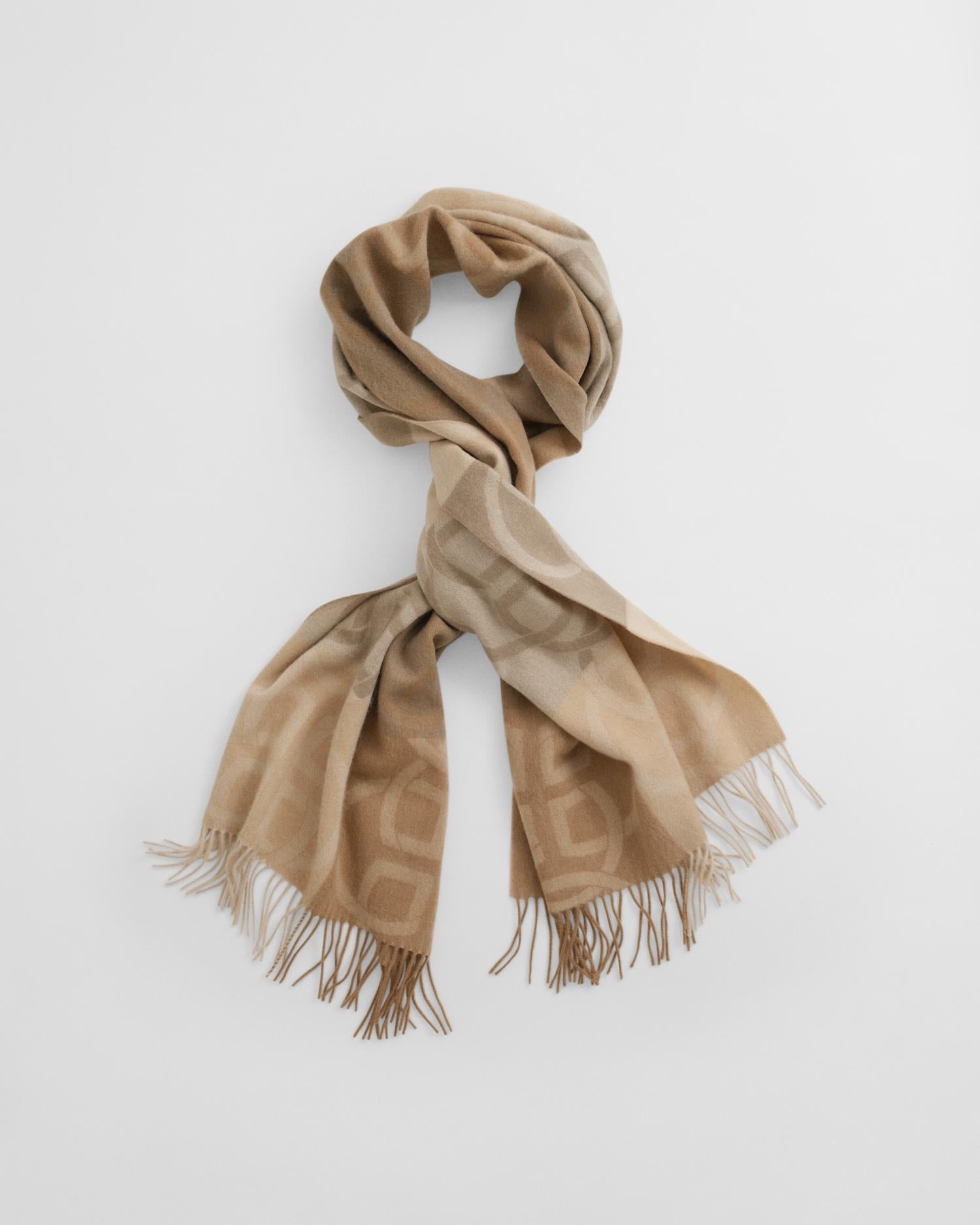 MONOGRAM WOOL SCARF