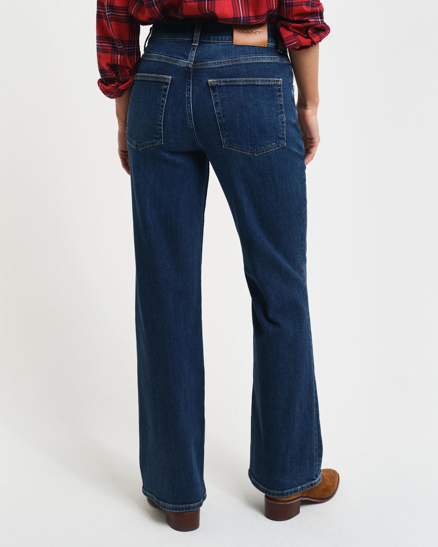 SLIM FLARE JEANS