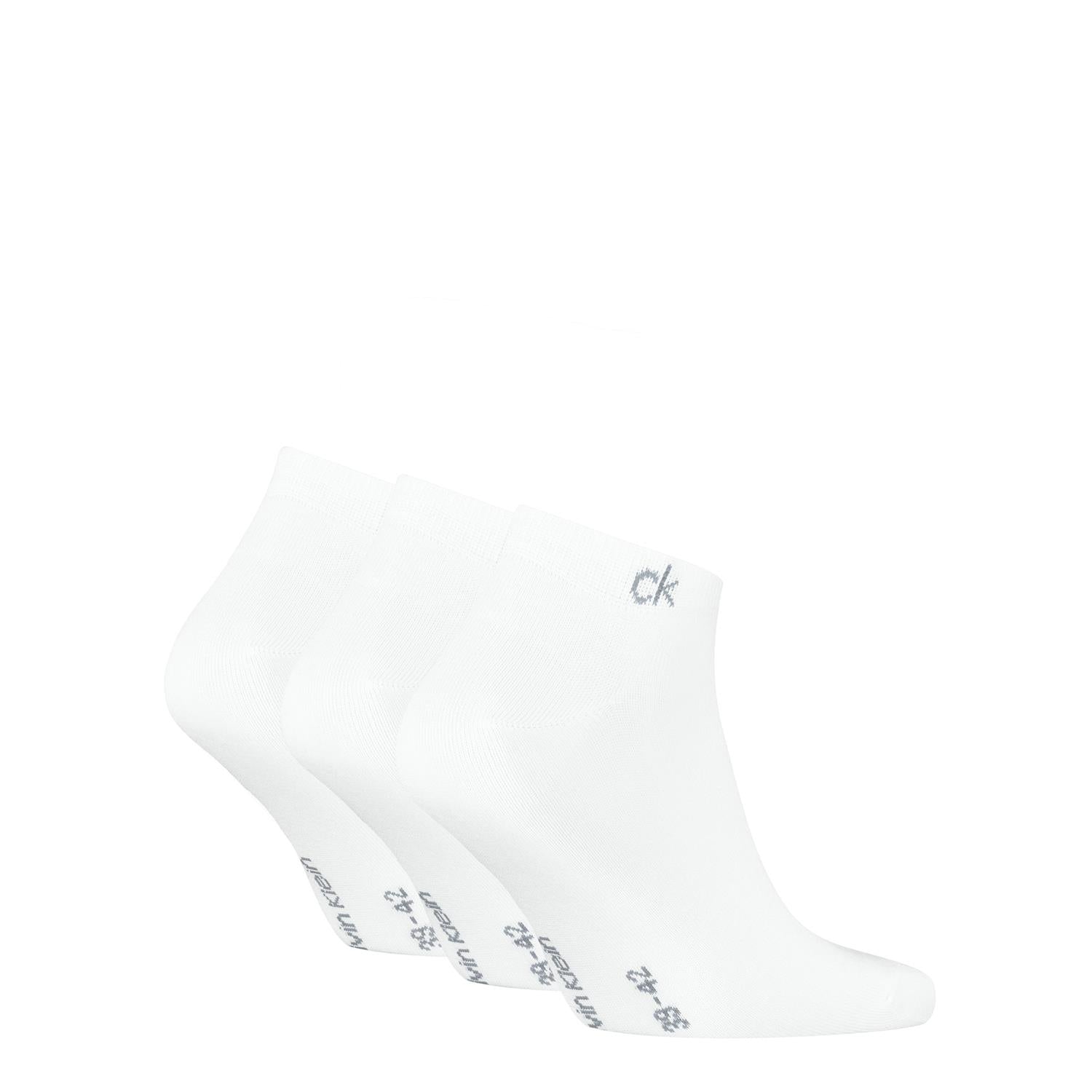 Ck Man 3pk Logo Sneaker Sock