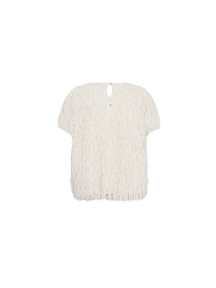 MMBrim O-SS Faux Fur Tee