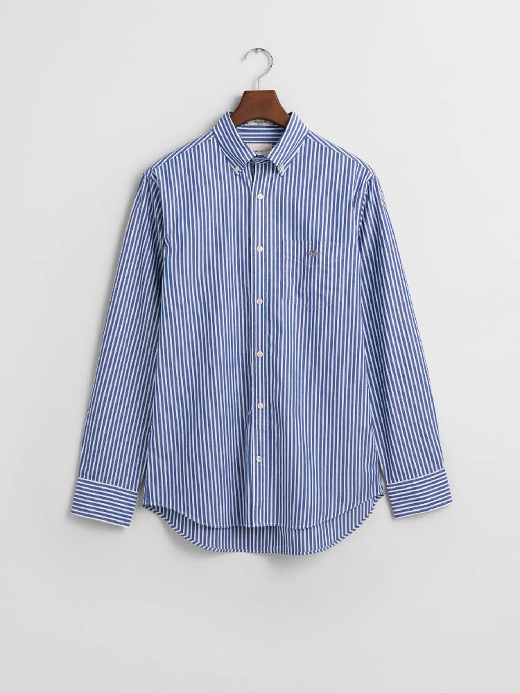 Reg Classic Poplin Stripe Shirt