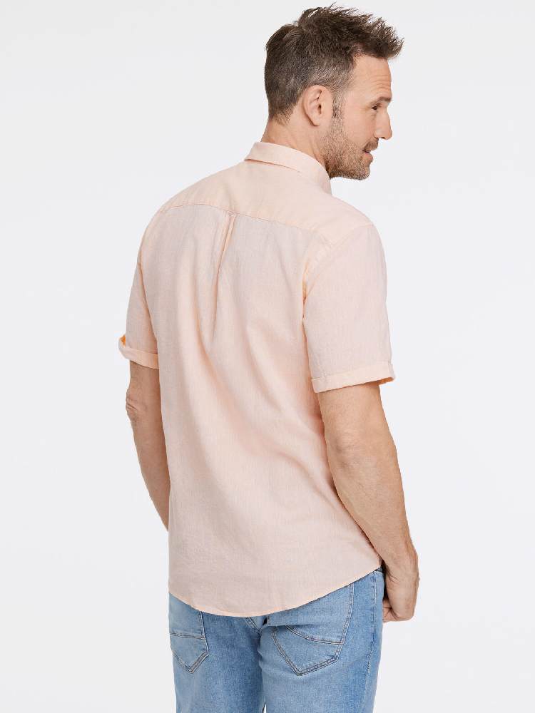 Cotton/linen shirt S/S
