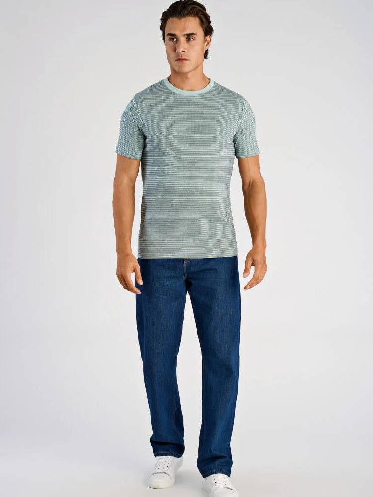 Striped o-neck tee S/S