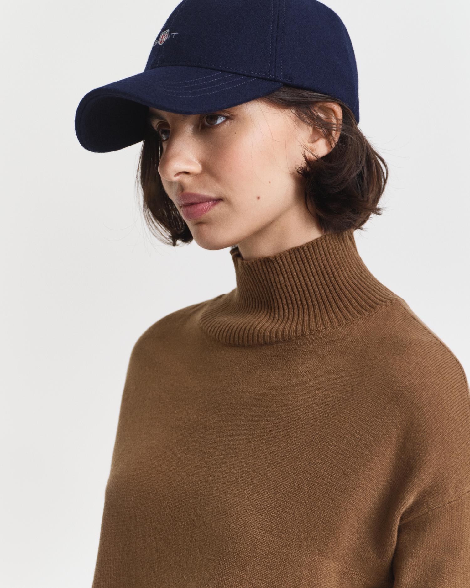 SUPERFINE LAMBSWOOL MOCK NECK