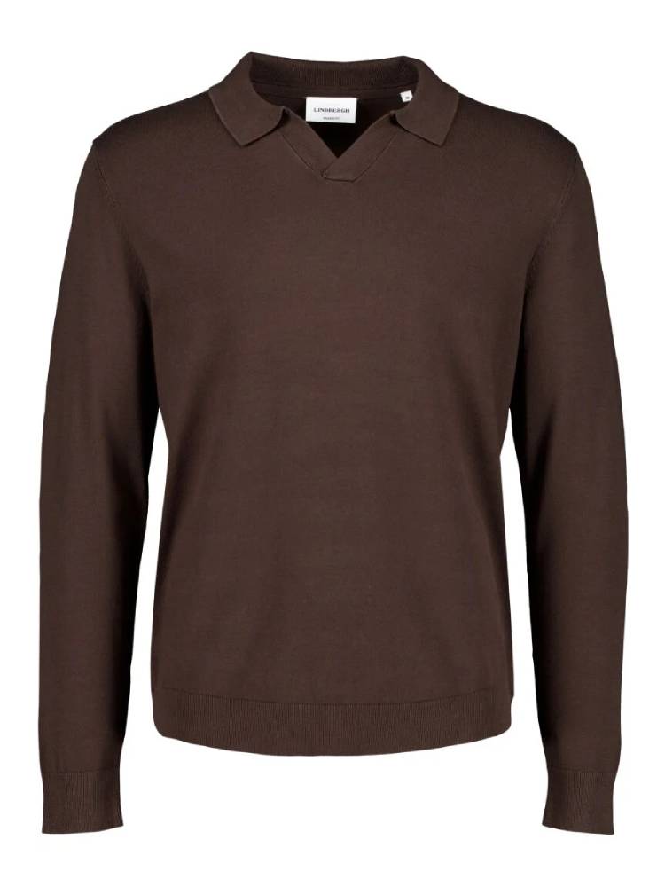 Soft Viscose Blend V-Neck Polo
