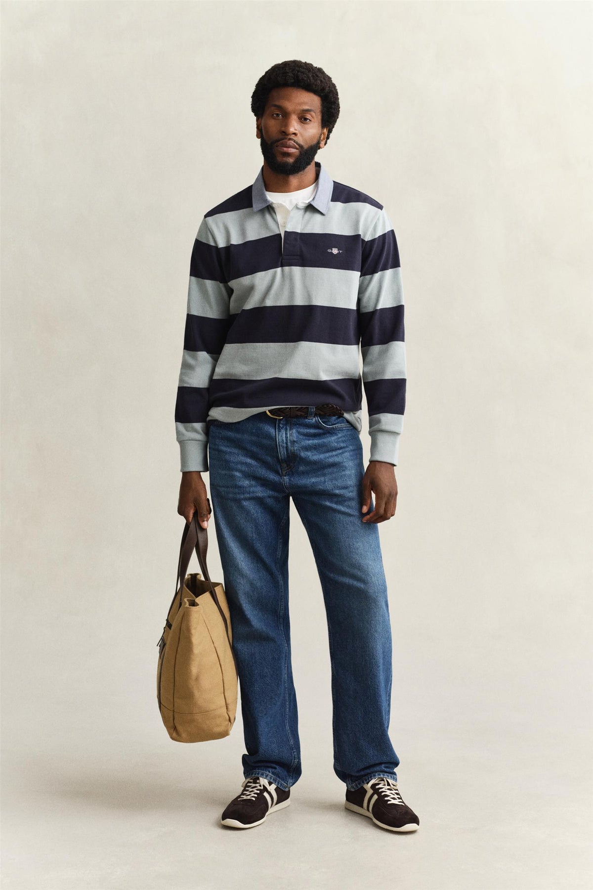 Reg Chambray Stripe Heavy Rugger