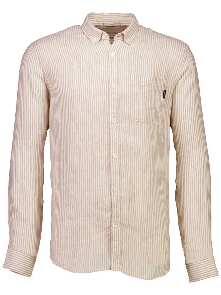Pure linen L/S shirt