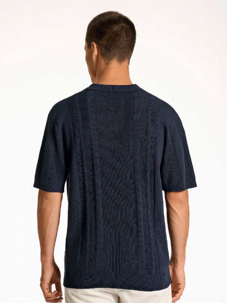 Knitted S/S polo
