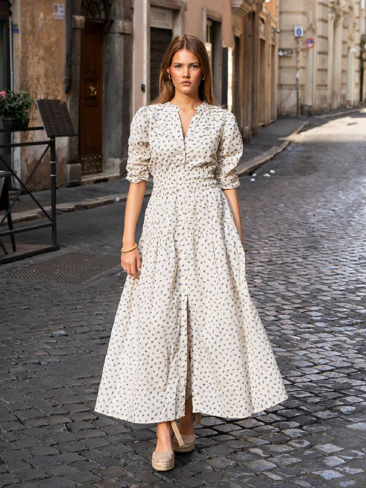 Fabienne Dress Petite Florals