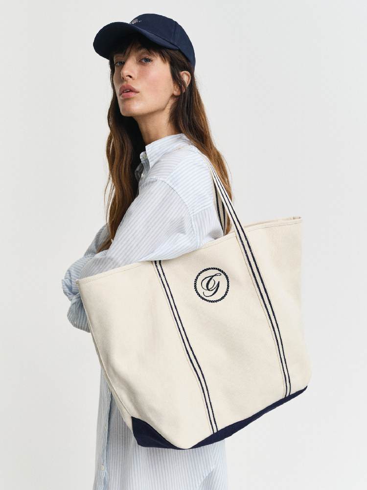 CANVAS BEACH TOTE BAG
