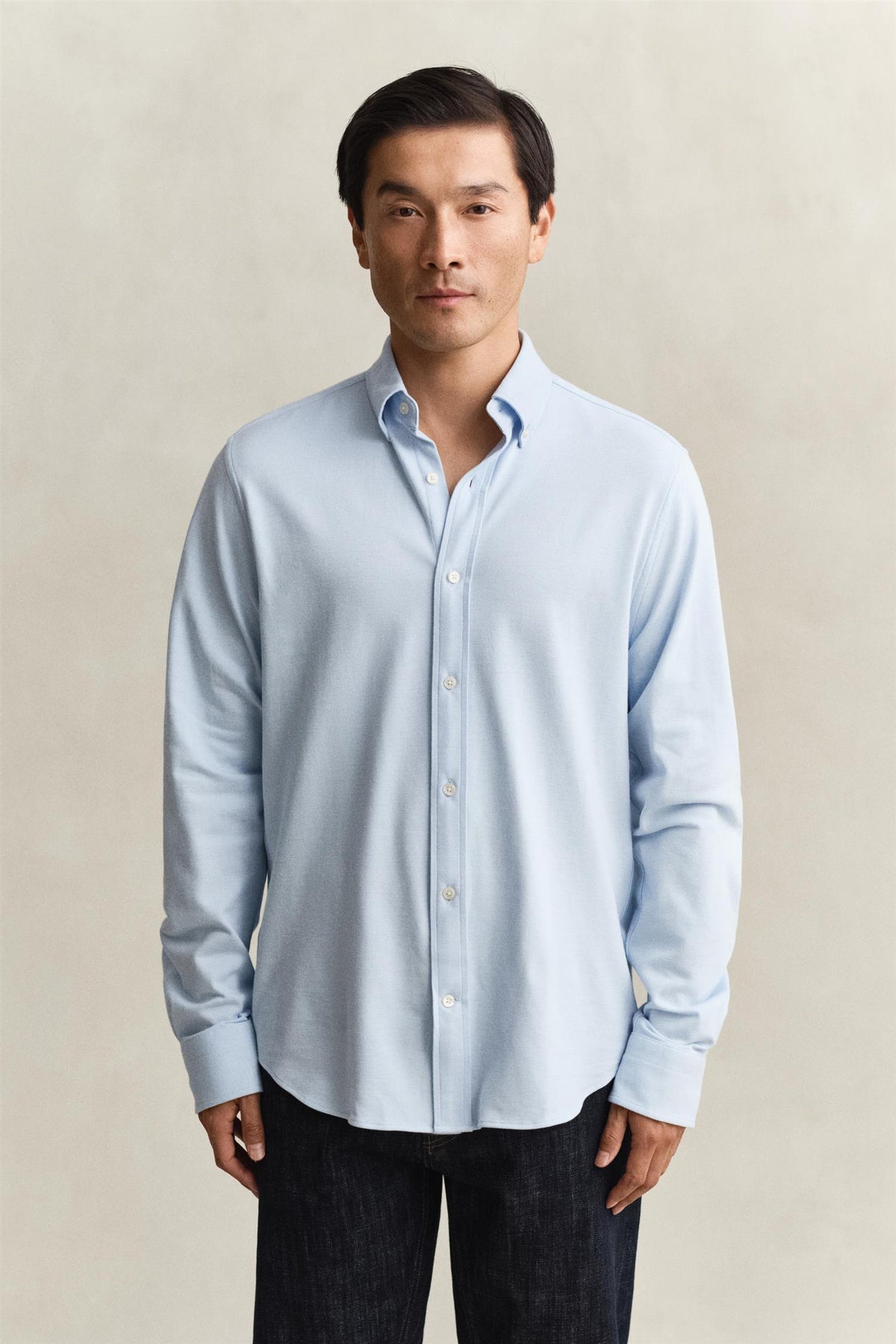 REG JERSEY PIQUE STRETCH SHIRT
