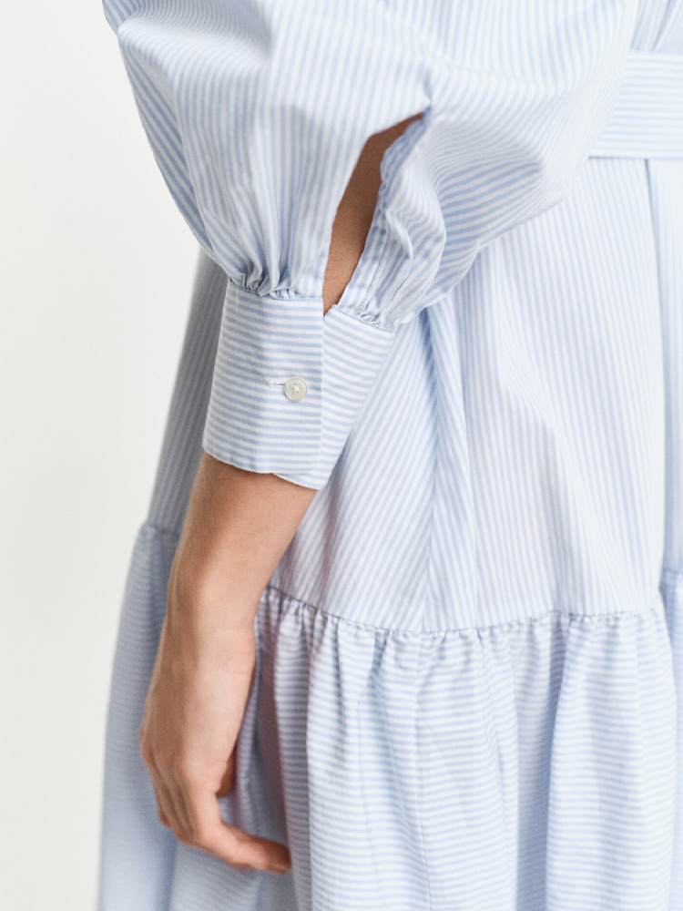 REG CLASSIC POPLIN STRIPED DRESS