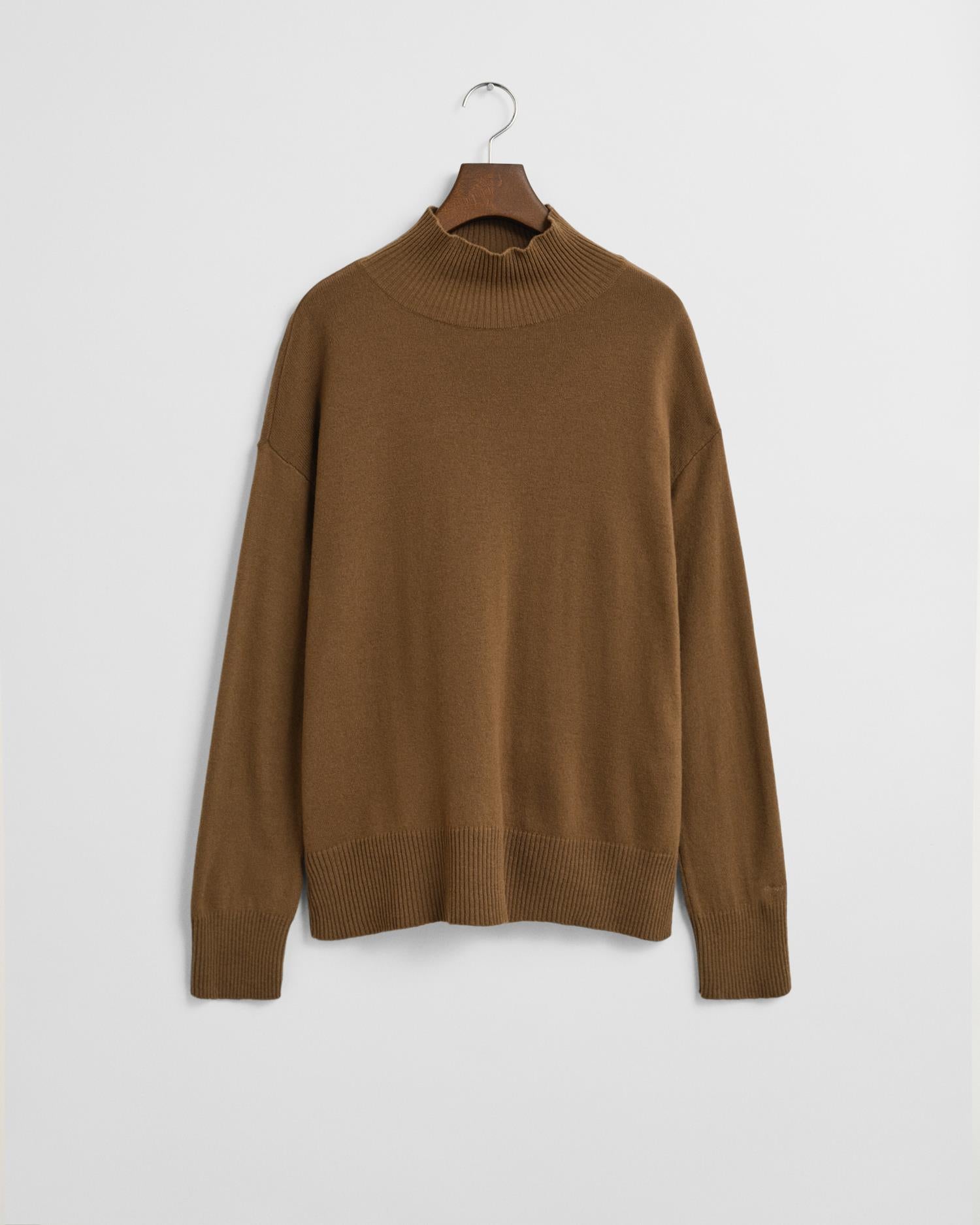 SUPERFINE LAMBSWOOL MOCK NECK