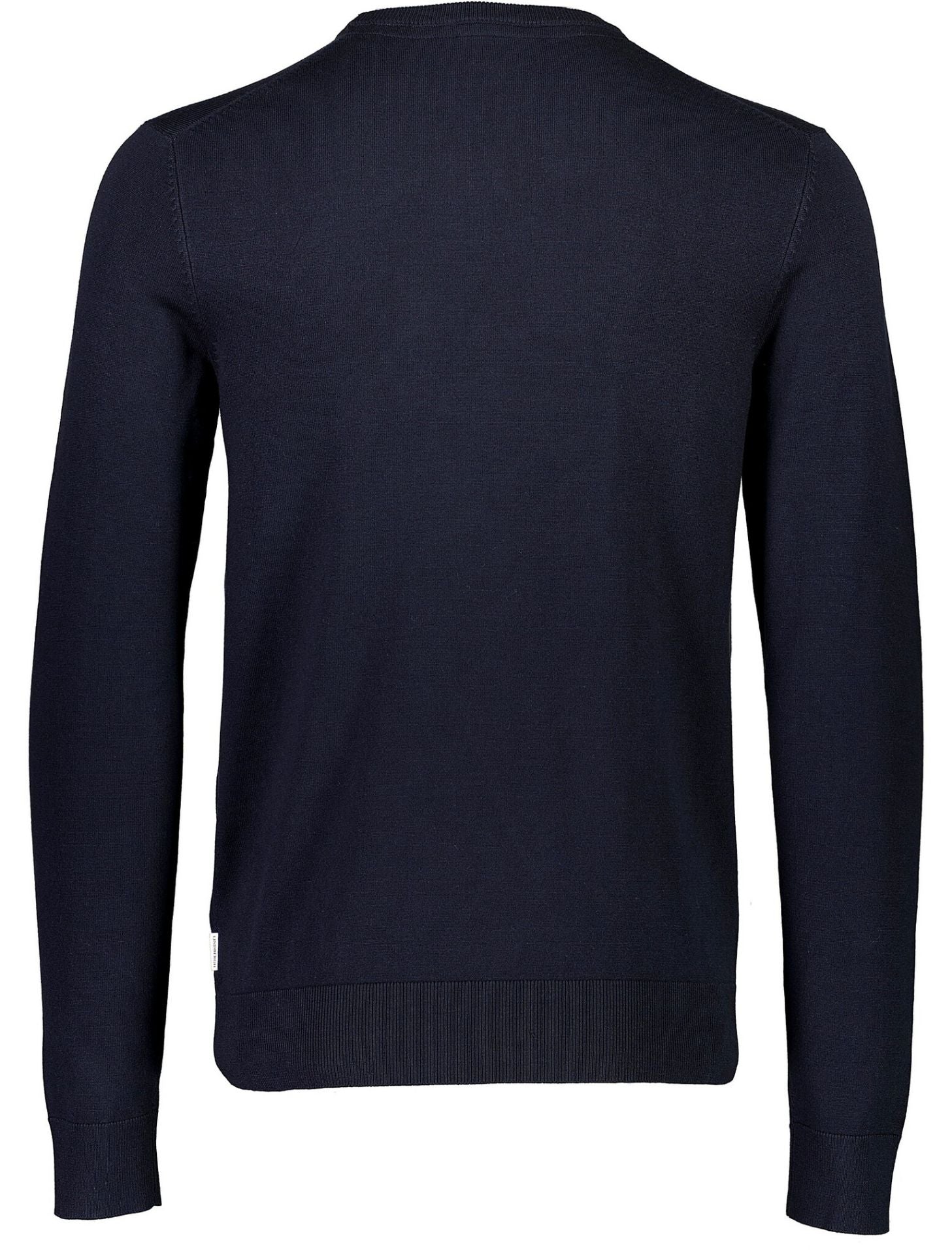 Melange round neck knit