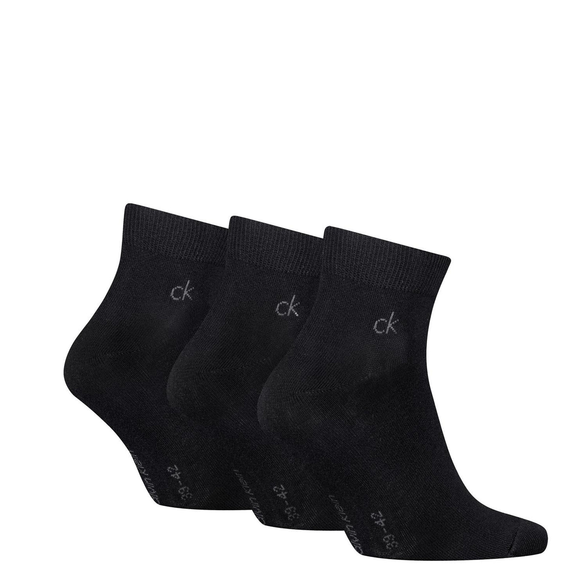 Ck Man 3pk Quarter Sock