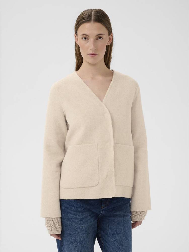 Haizleyiw Scarf Coat