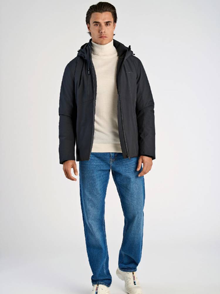 Short parka jacket