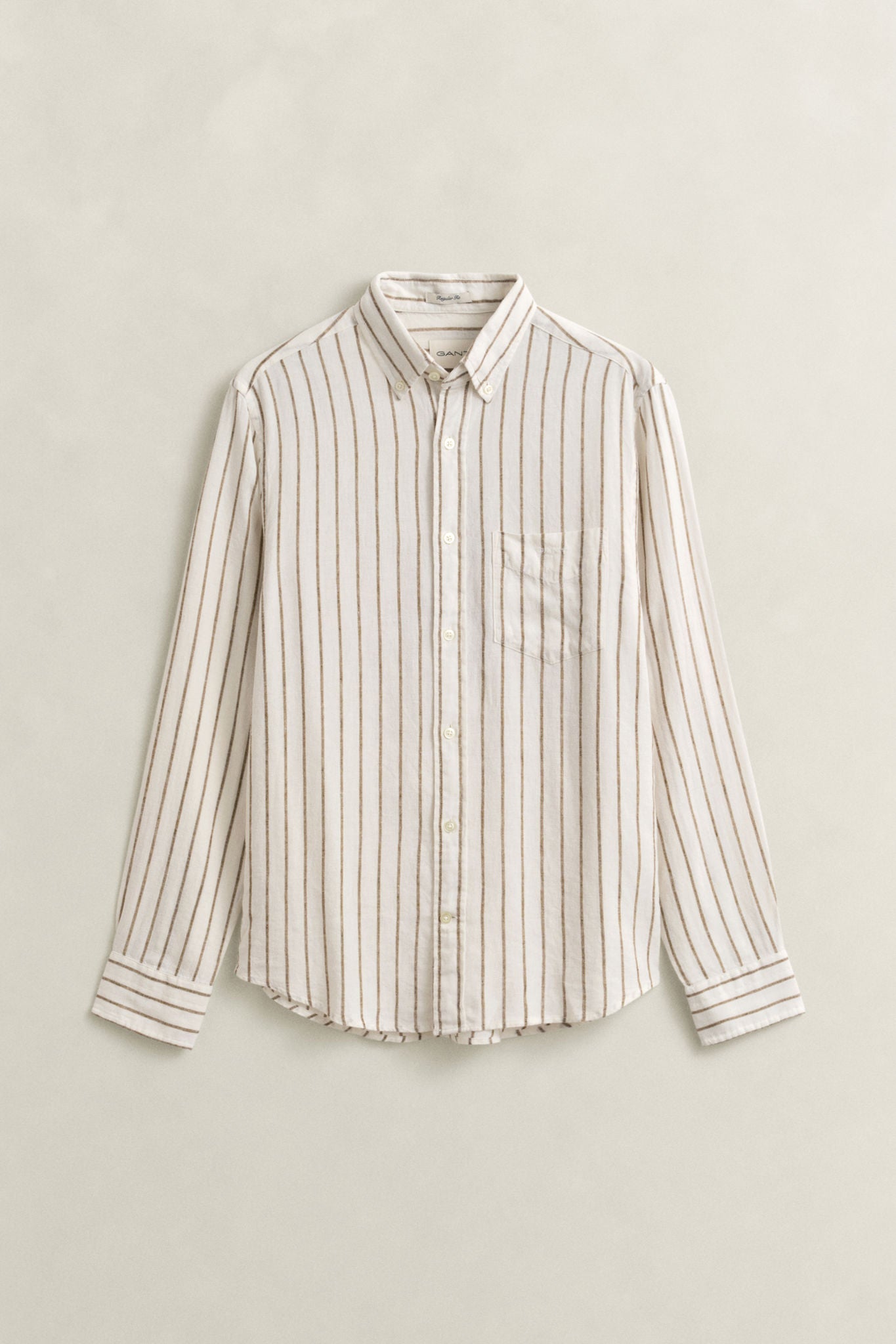 Reg Linen Viscose Stripe Shirt