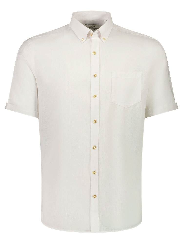 Cotton/linen shirt S/S