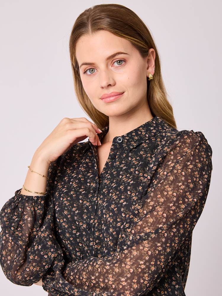 Brielle chiffon bluse