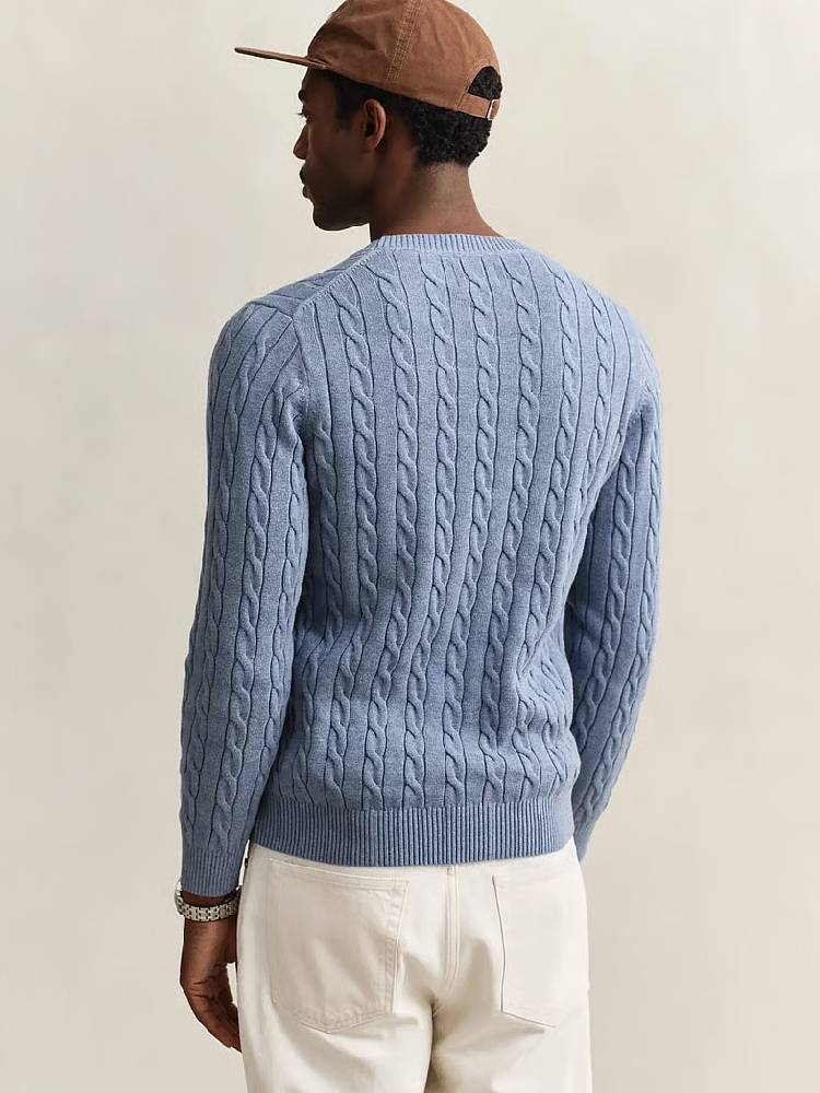 Cotton Cable C-Neck