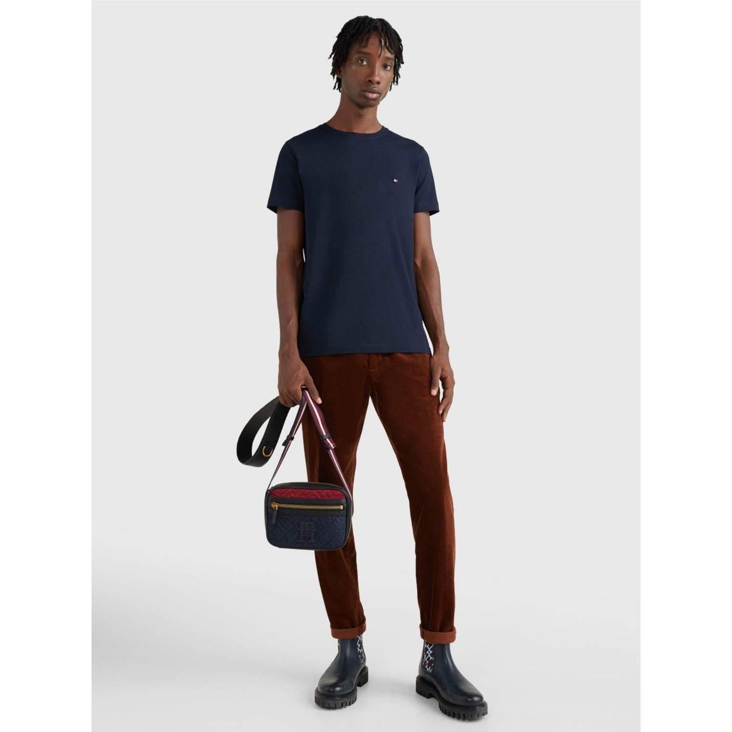 CORE STRETCH SLIM C-NECK TEE